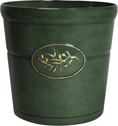 Olive planter straight - olive,