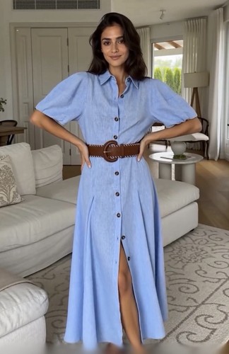 Zara belted linen - zara,