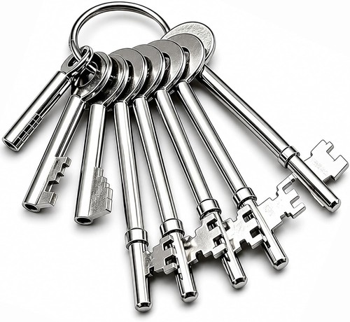 8pcs fire brigade keys set - fire,