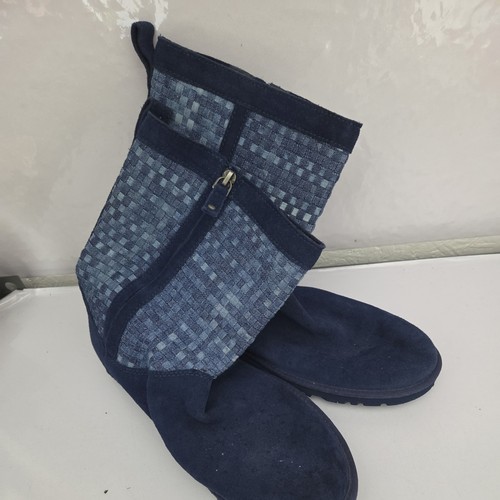 Ugg blue sherling style ankle - blue,