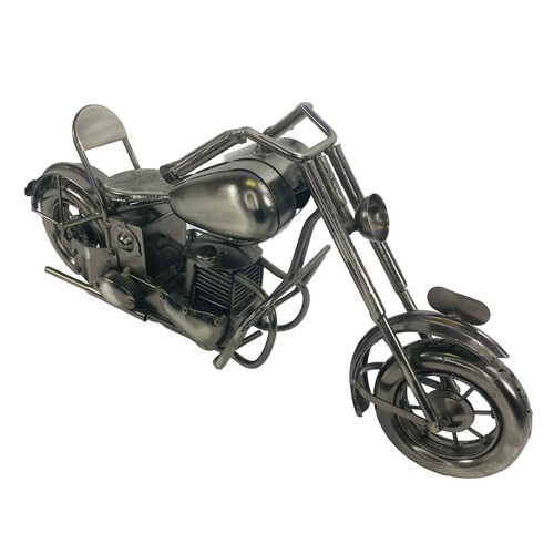 Motorcycle chopper scrap metal - motorcycle,