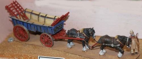 Farm cart shire horses - 2,