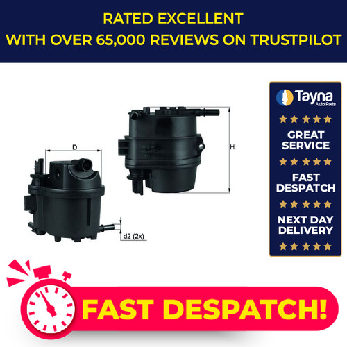 Fuel filter kl779 mahle 190166 - filter,