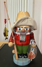 Steinbach Handmade and Signed German Fisherman Nutcracker