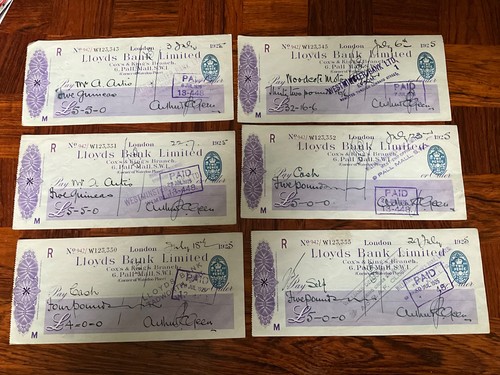 Lloyds bank limited cheques - bank,