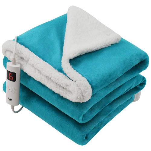 Heated throw electric over - heated,