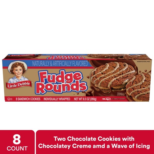 Little debbie fudge rounds - little,