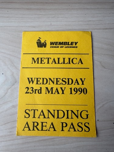 Metallica wembley standing - wembley,