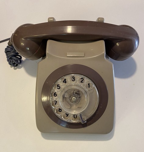 Vintage rotary dial telephone - vintage,