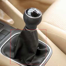 Black PU Leather Car Auto Gear