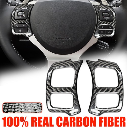 Carbon steering wheel button - carbon,