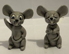 PAIR OF CERAMIC VINTAGE MICE
