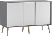 White Sliding Sideboard