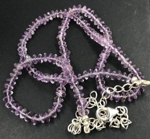 Amethyst bead necklace solid - bead, necklace,