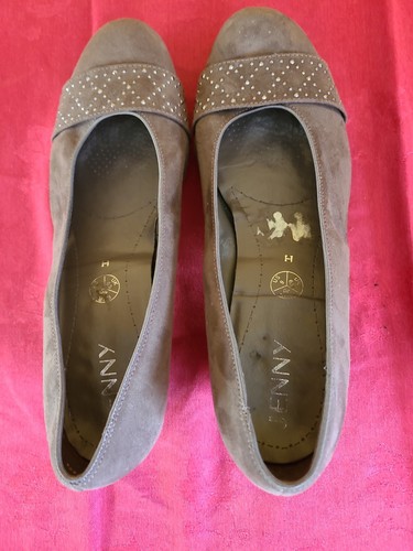 Women brown suede - brown, leather