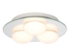 Ceiling Light 3 Glass Dome