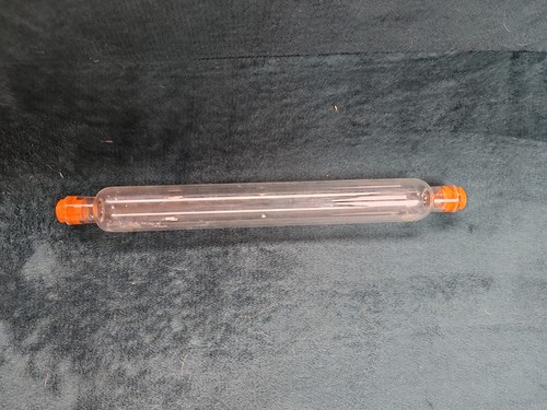 Glass rolling pin with - rolling, red