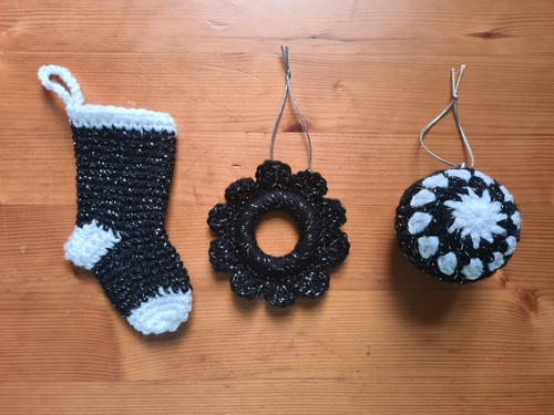 Hand crochet christmas - christmas, tree