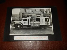 PHOTOGRAPH THOMAS FRAME PORTLAND PARK HAMILTON DAIRY MILK FLOAT COMMER 10/15 CM 