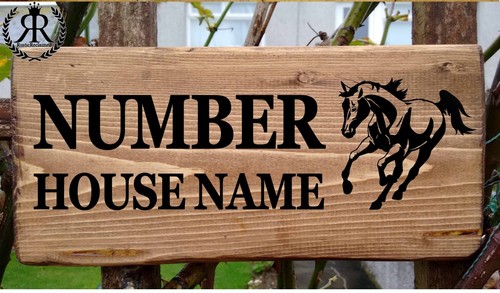 Personalised horse gate sign - horse,
