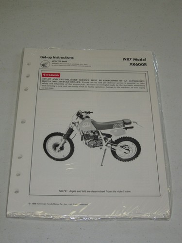 1987 honda xr600r - ,