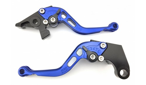 Blue short brake clutch levers - short,