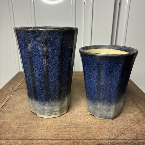 2pc glazed japan - 2pc, planter