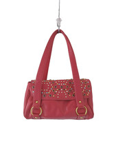 Ladies pink jewel embellish top handle tote bag Butterfly by Matthew Williamson