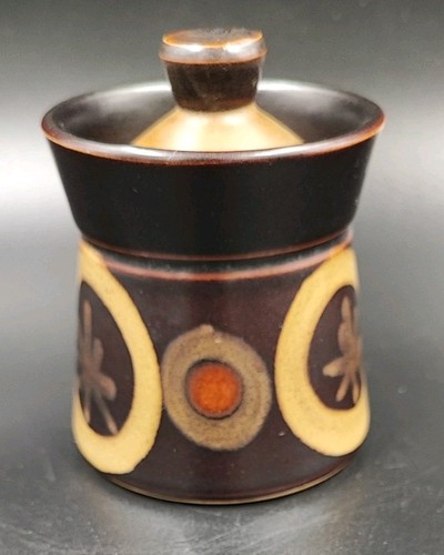 Denby arabesque lidded mustard - denby,