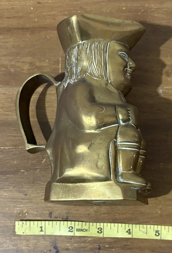 Vintage solid brass toby - vintage,