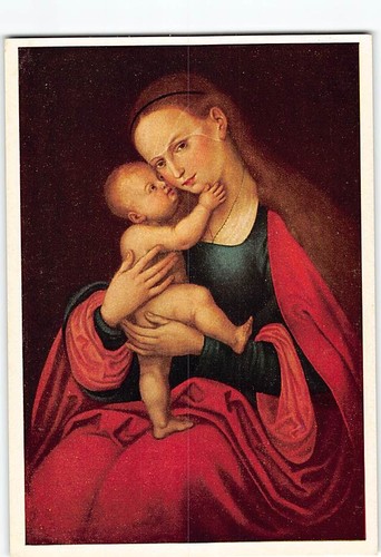 Postcard madonna lucas - madonna, by