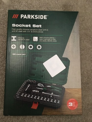 Parkside socket set piece - socket, 36