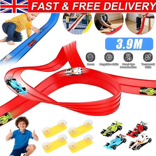 Flexible race track set - race,
