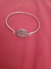 Surati Silver Bracelet Stamped .