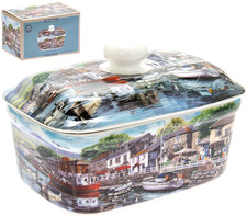 Coastal Theme Butter Dish With