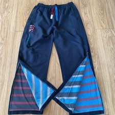 Canterbury Mens Tracksuit Bottoms Large Blue Uglies Rugby Stadium Pants Joggers