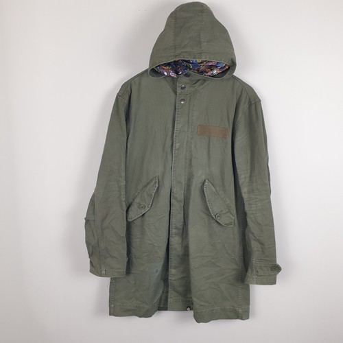 Pretty green parka jacket - parka,