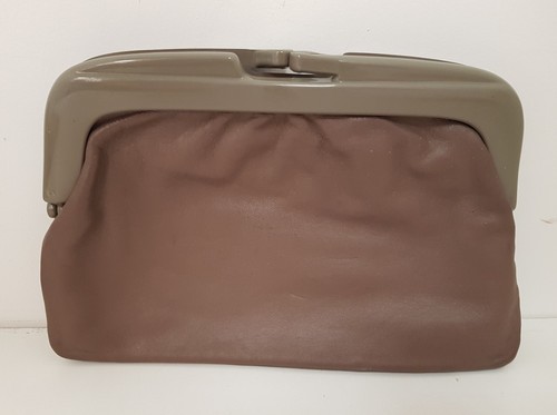 Vintage leather clutch - , bag