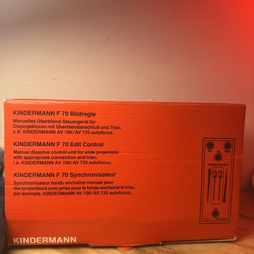 Kindermann f70 edit control