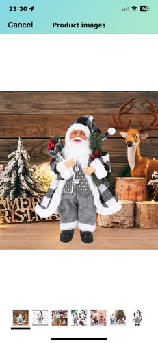 Glaitc santa claus figure - glaitc,