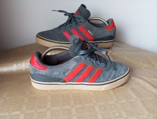 Adidas Men's Busenitz  Dark Solid Grey/Scarlet Athletic Shoe UK 9 1/2 . V V G 