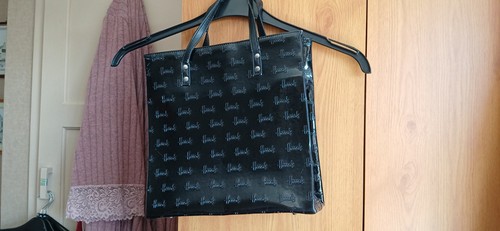 Harrods black tote bag - harrods,