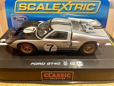 MINT DIGITAL CHIP FITTED Scalextric C2917 Ford GT40 Mk2 1966 Le Mans No. 7 Car