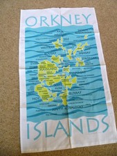 Vintage Tea Towel Islands of