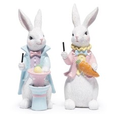 Easter Bunny Figurines Set