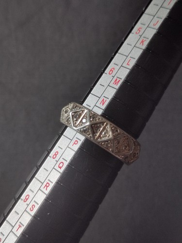 925 sterling pyramid eternity - sterling,