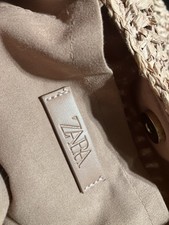 Zara Woven Raffia Style Tote