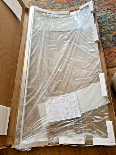 Shower screen curved suit - screen, p