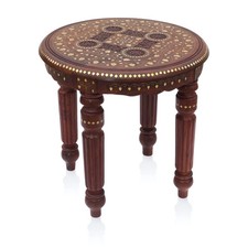 Round Coffee Table  Wood Hand