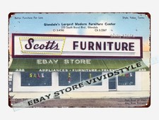 tin sign 1930s-40s Scotts